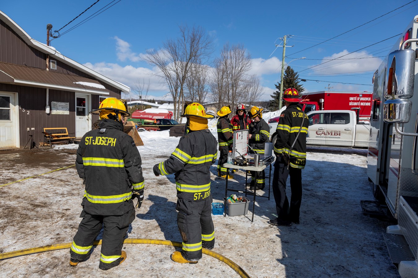 Un incendie dans une industrie de Saint-Joseph-de-Beauce
