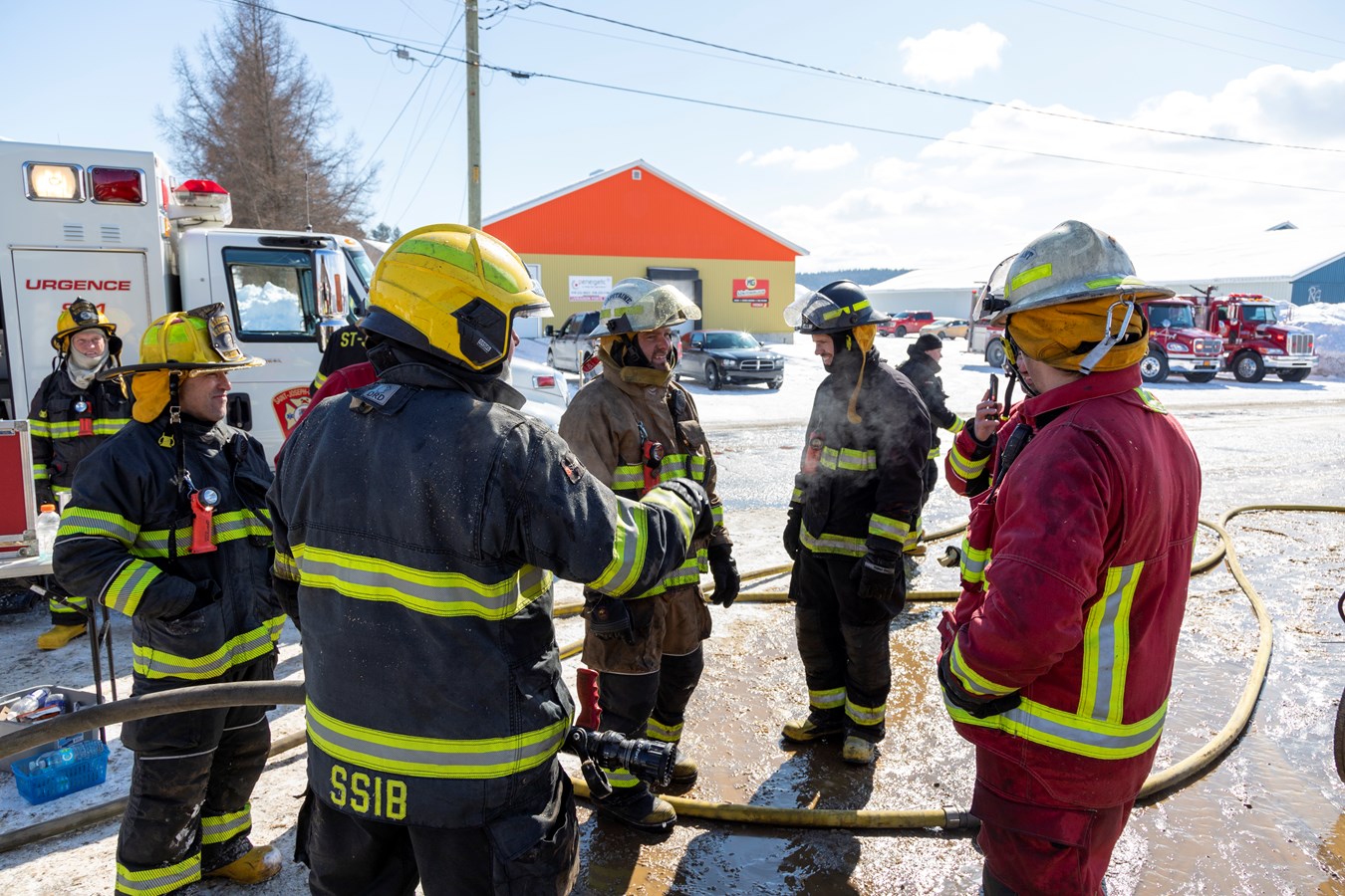 Un incendie dans une industrie de Saint-Joseph-de-Beauce