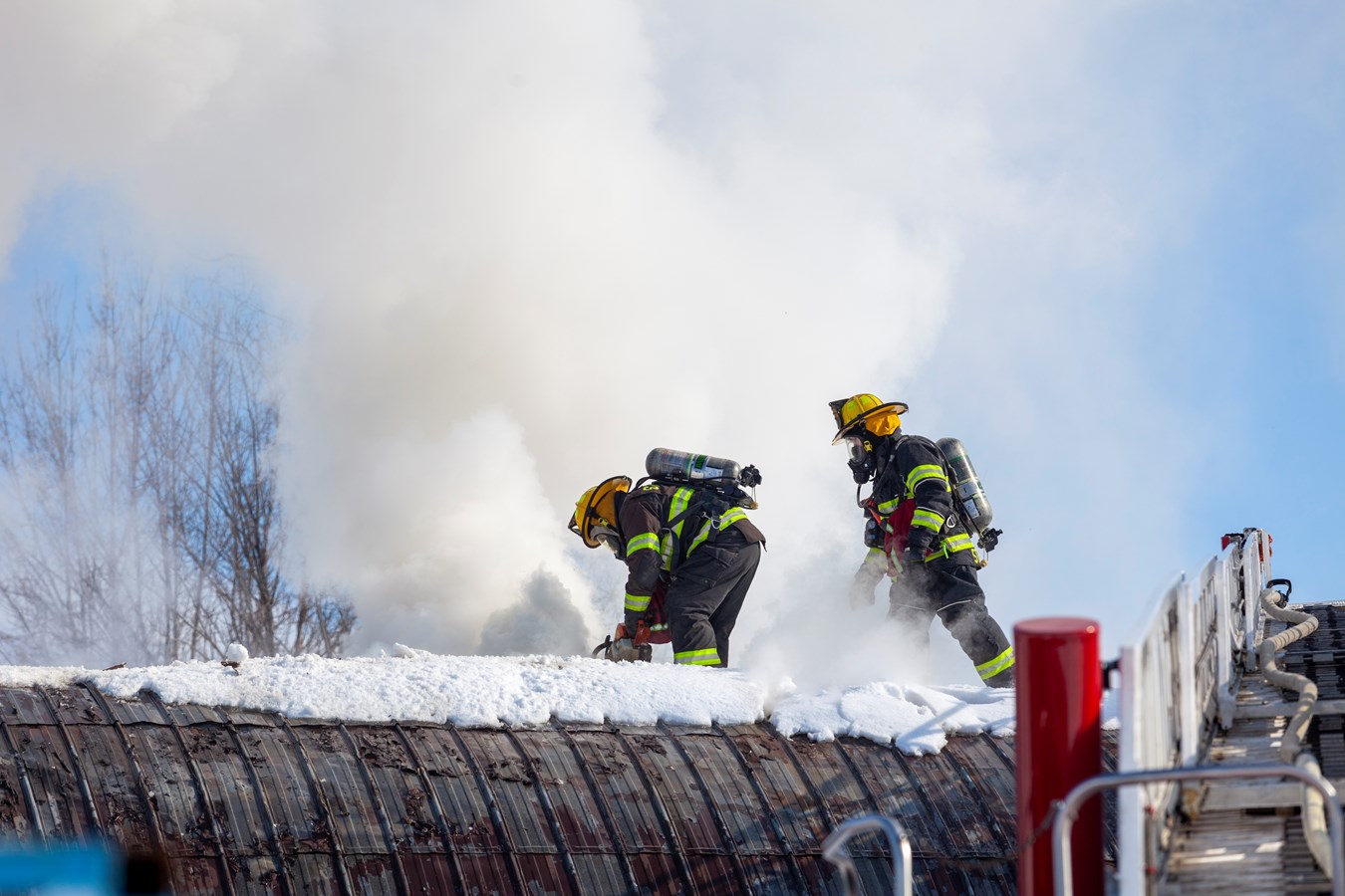 Un incendie dans une industrie de Saint-Joseph-de-Beauce