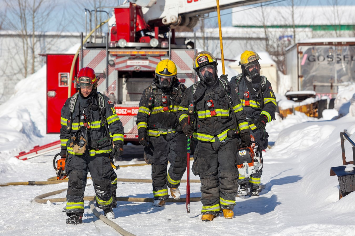 Un incendie dans une industrie de Saint-Joseph-de-Beauce