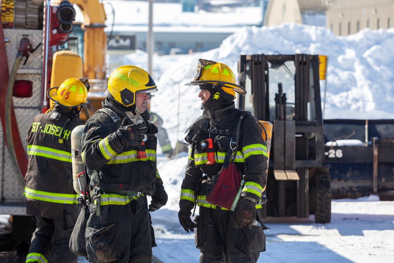 Un incendie dans une industrie de Saint-Joseph-de-Beauce