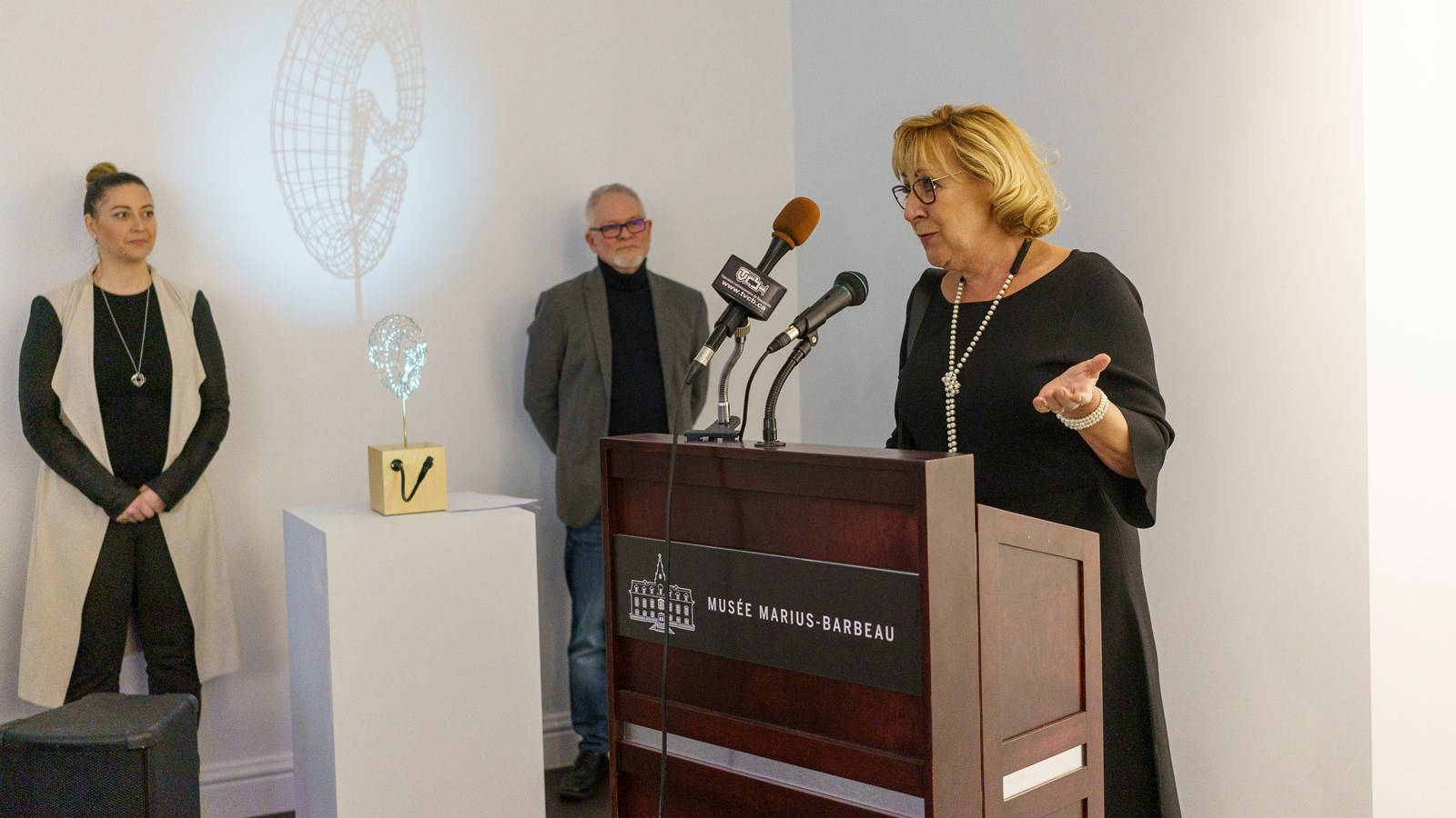 Marie Cliche, présidente pour le Musée Marius-Barbeau