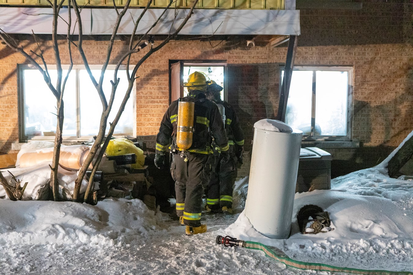 Intervention des pompiers à Beauceville hier soir