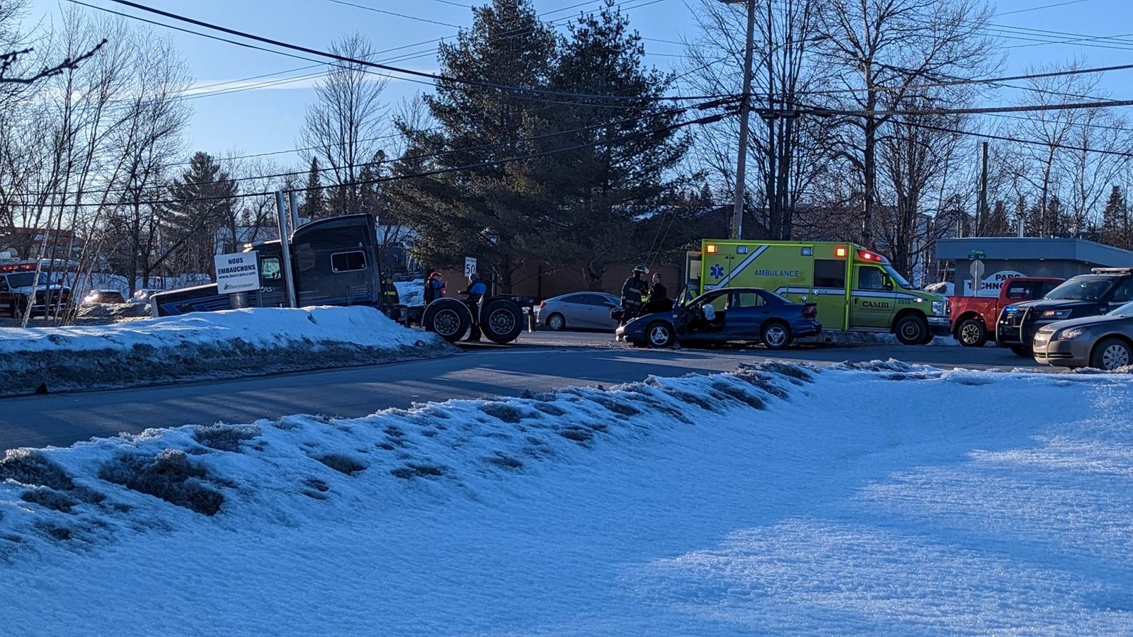 Un blessé grave dans un accident à Saint-Georges
