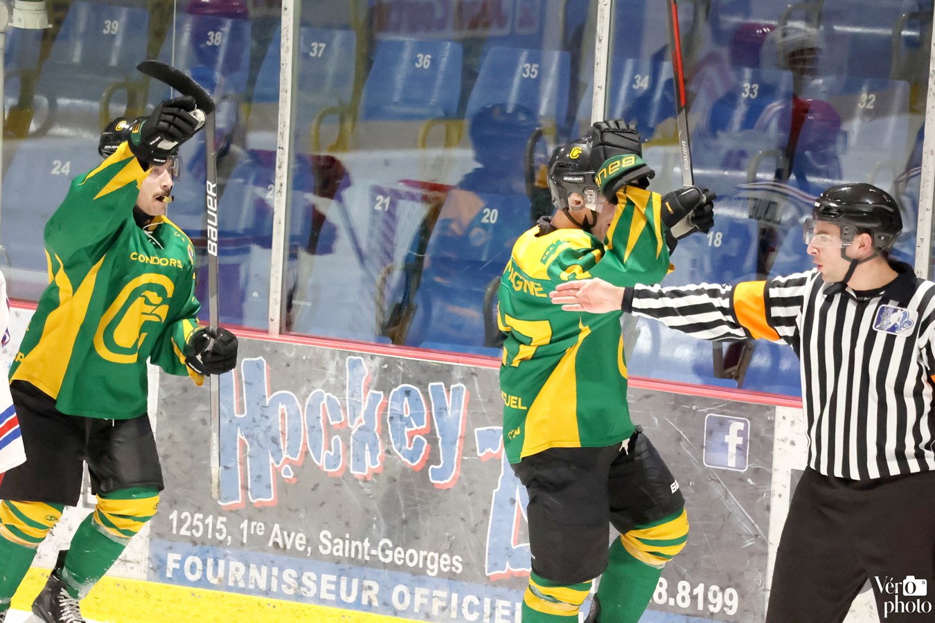 Les Condors complètent leur calendrier régulier au 3e rang