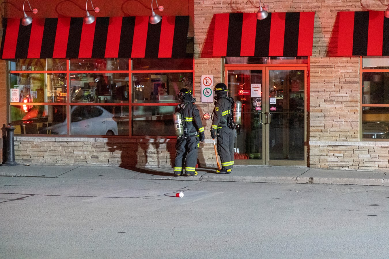 Un problème électrique nécessite l'intervention des pompiers