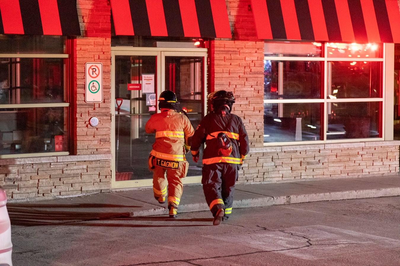 Un problème électrique nécessite l'intervention des pompiers