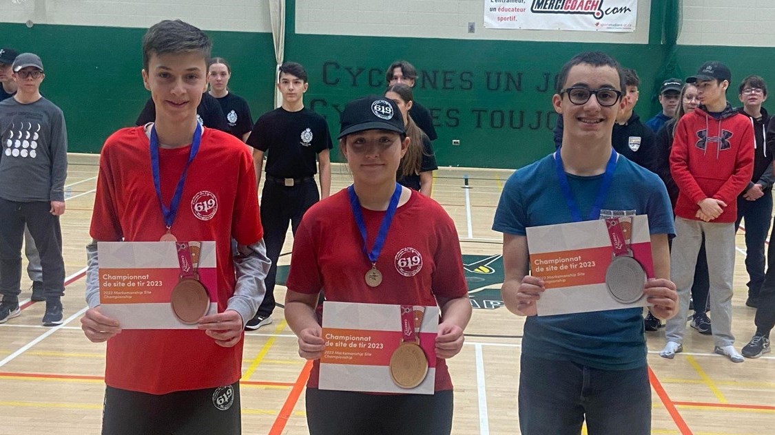Les cadets de Sainte-Marie remportent la compétition régionale de tir à air comprimé