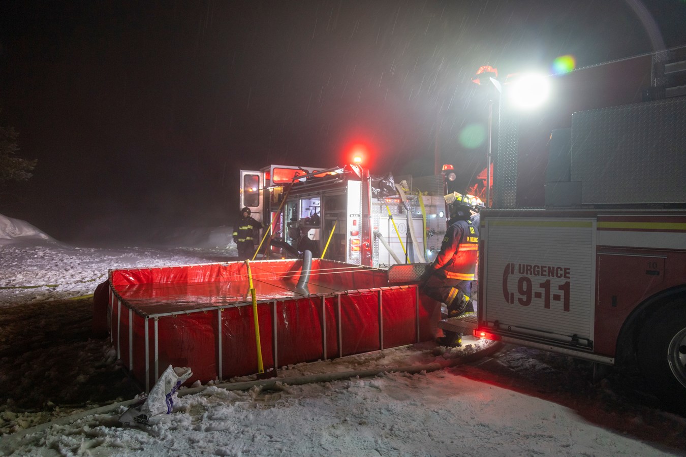 Incendie à Saint-Frédéric d'une résidence familiale 