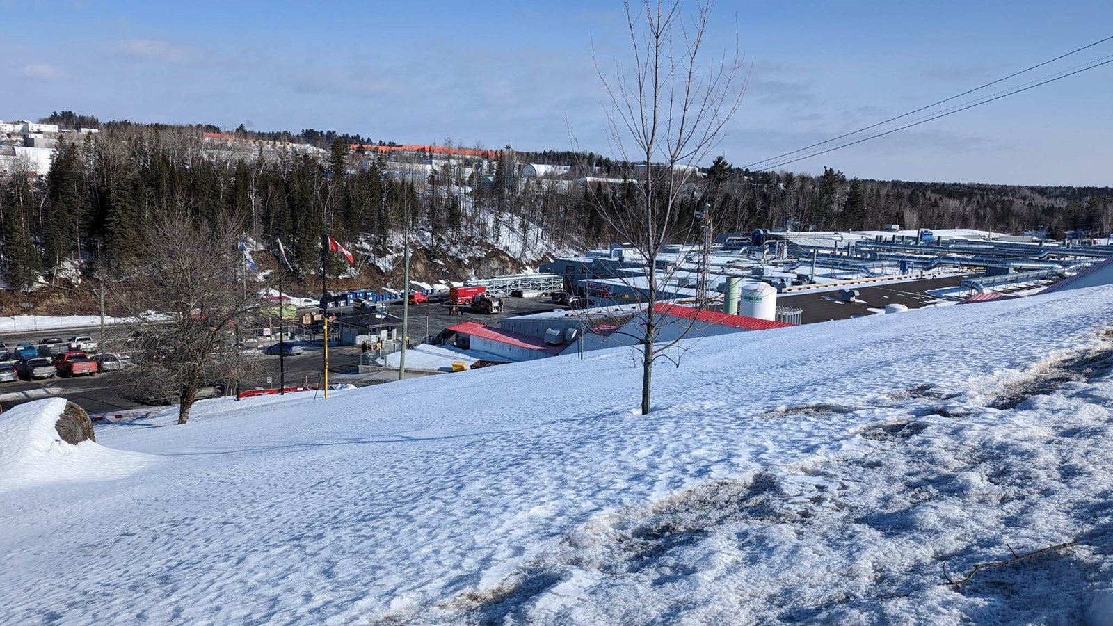 Début d'incendie à l'usine Manac à Saint-Georges