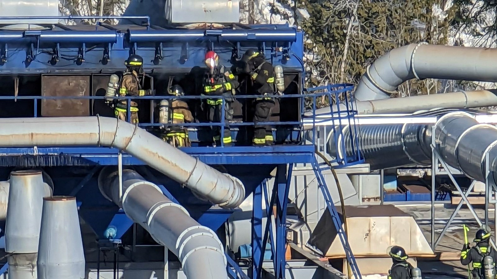 Début d'incendie à l'usine Manac à Saint-Georges