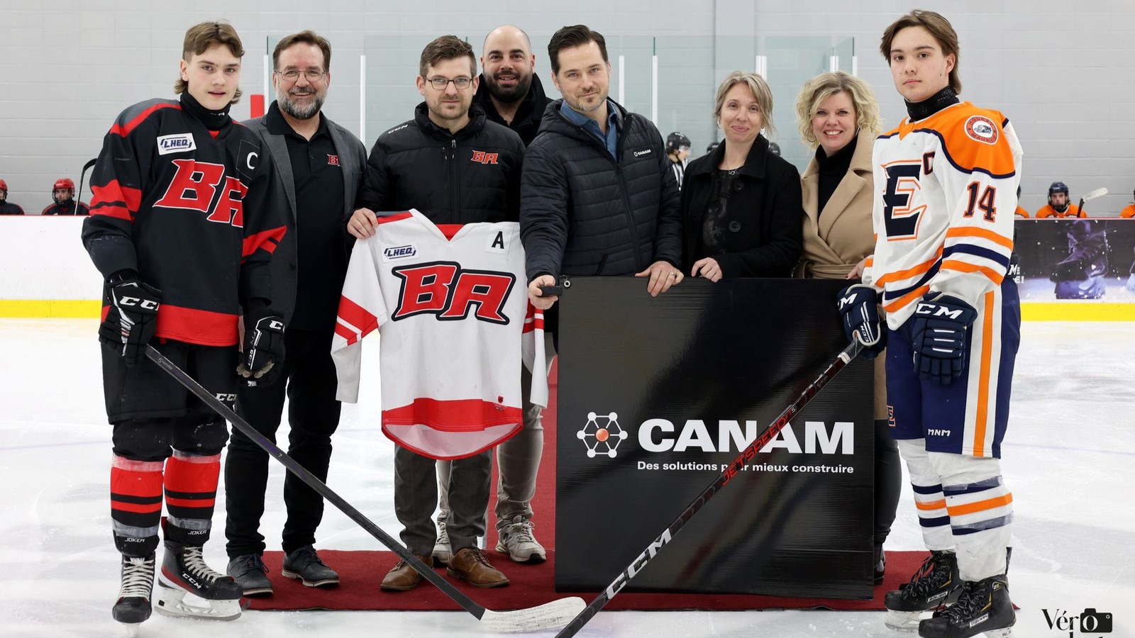 Le groupe Canam officialise son partenariat avec le programme Les Élites Beauce-Appalaches.