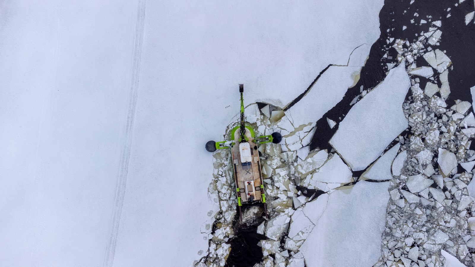 Beauceville: la pelle amphibie a parcouru 8,2 km