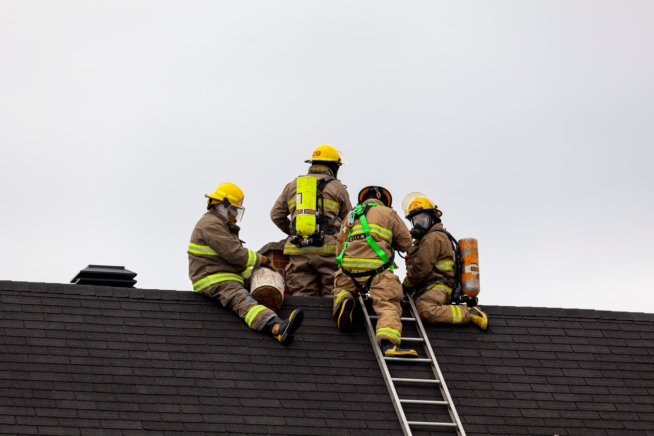 Feu de cheminée à Saint-Philibert