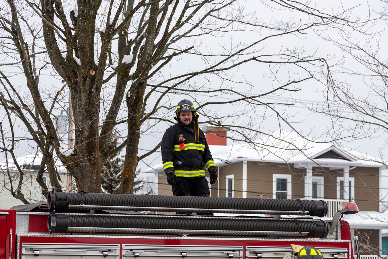Un incendie dans un garage résidentiel à Tring-Jonction
