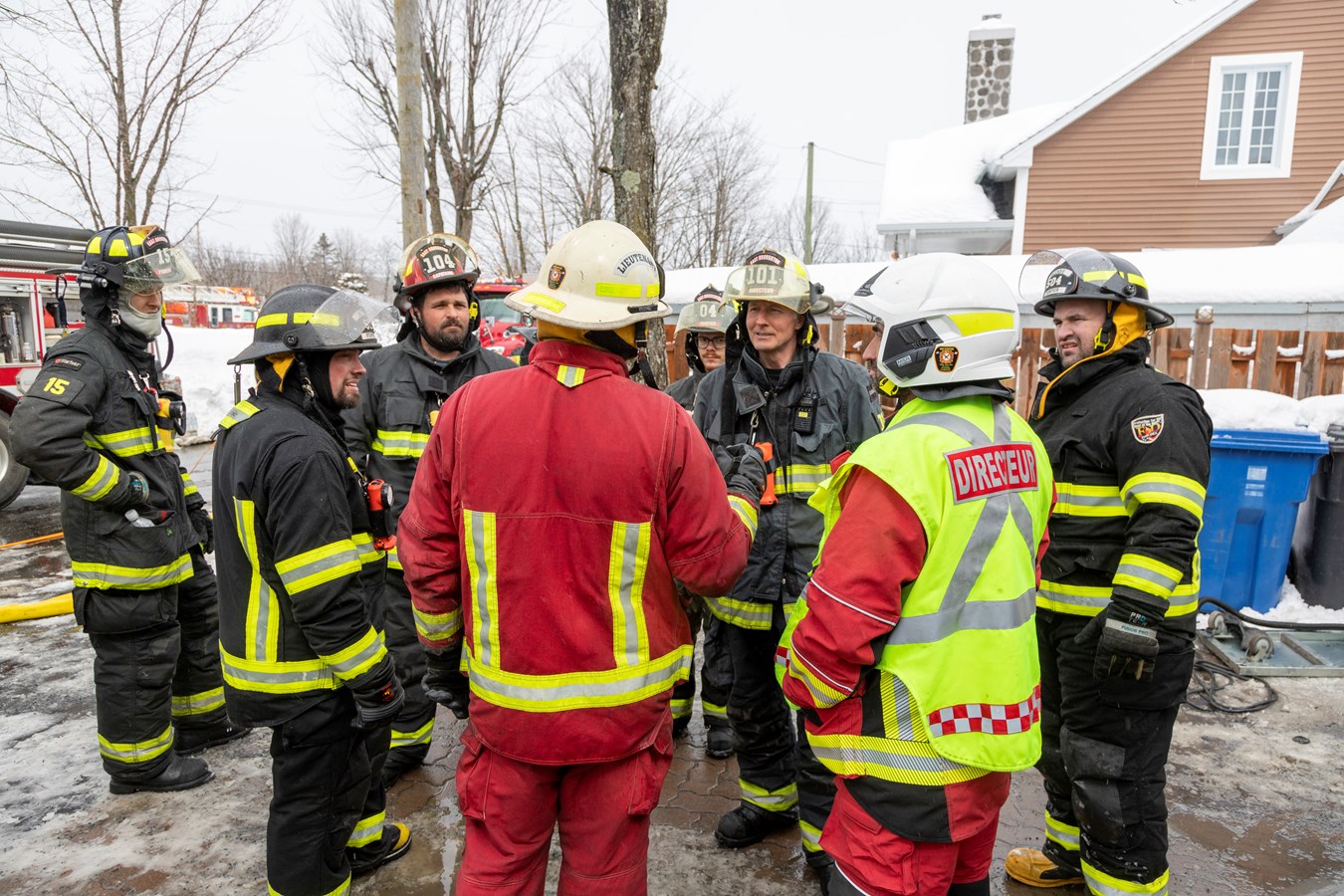 Un incendie dans un garage résidentiel à Tring-Jonction