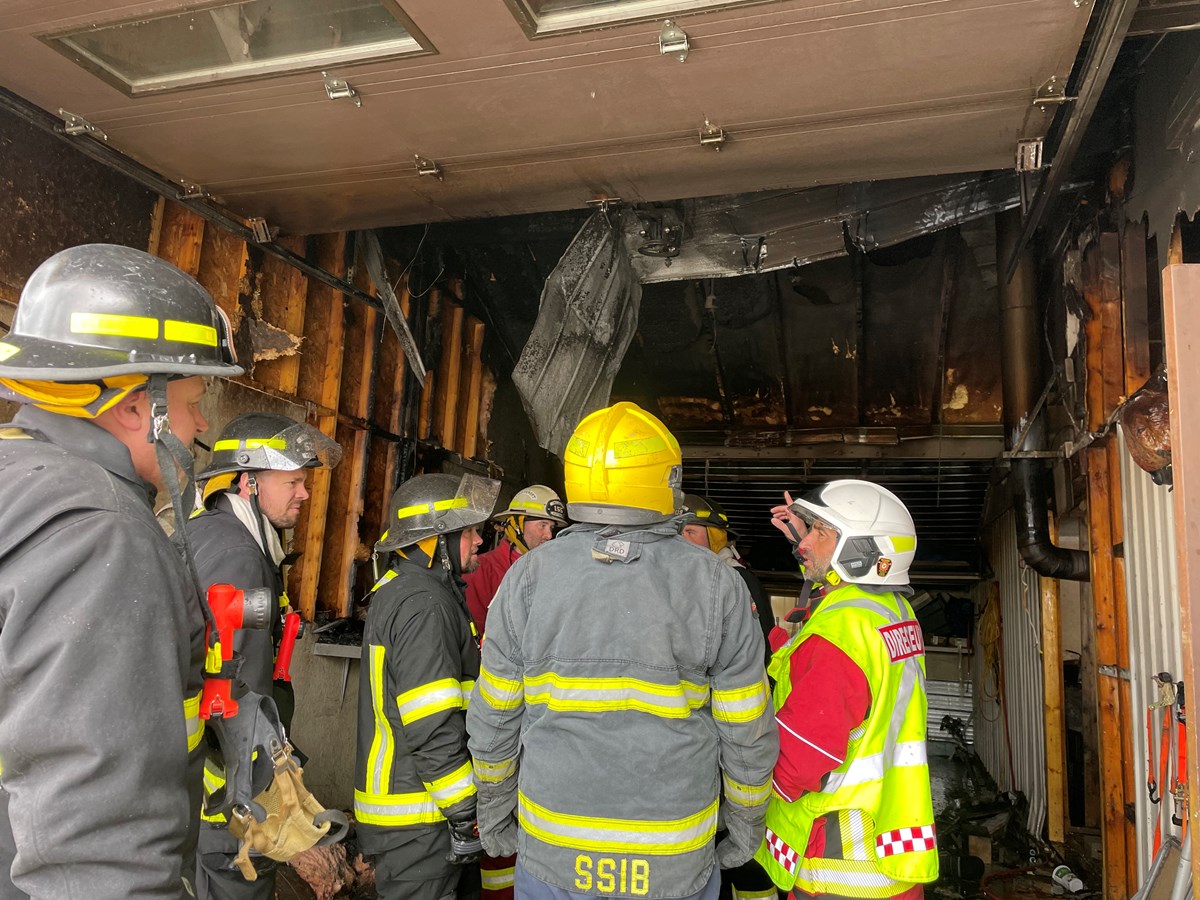Un incendie dans un garage résidentiel à Tring-Jonction