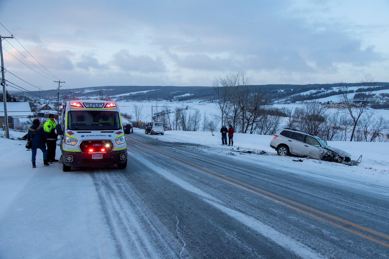 Beauceville: une collision frontale fait un blessé léger