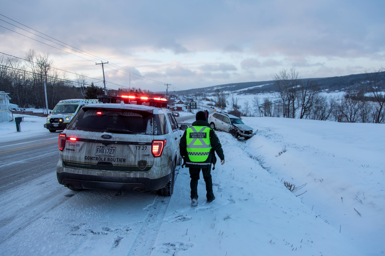 Beauceville: une collision frontale fait un blessé léger