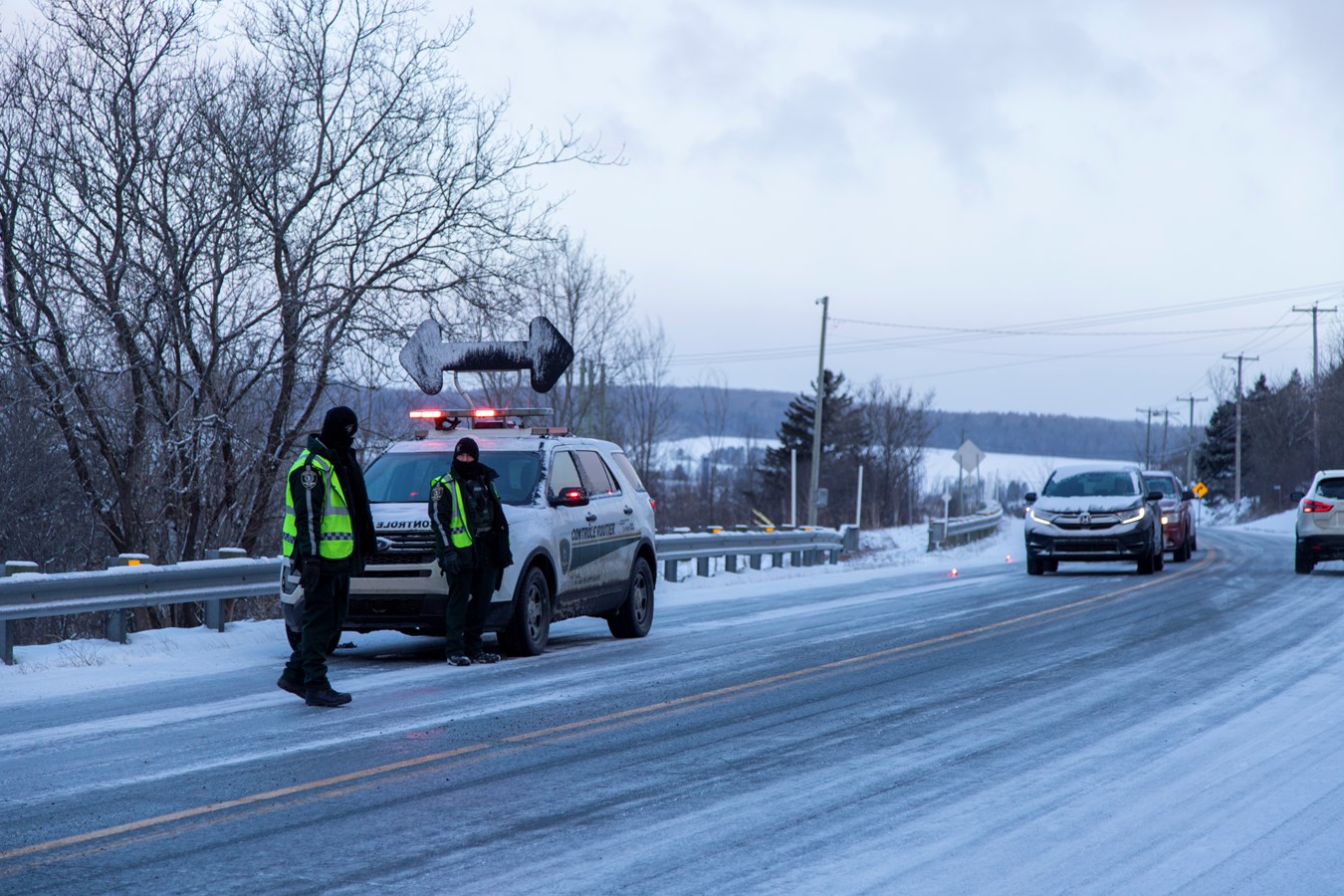 Beauceville: une collision frontale fait un blessé léger