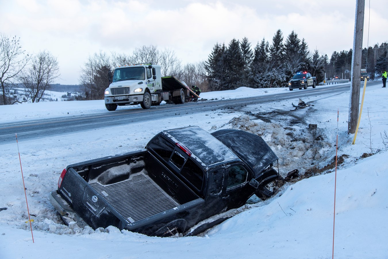 Beauceville: une collision frontale fait un blessé léger
