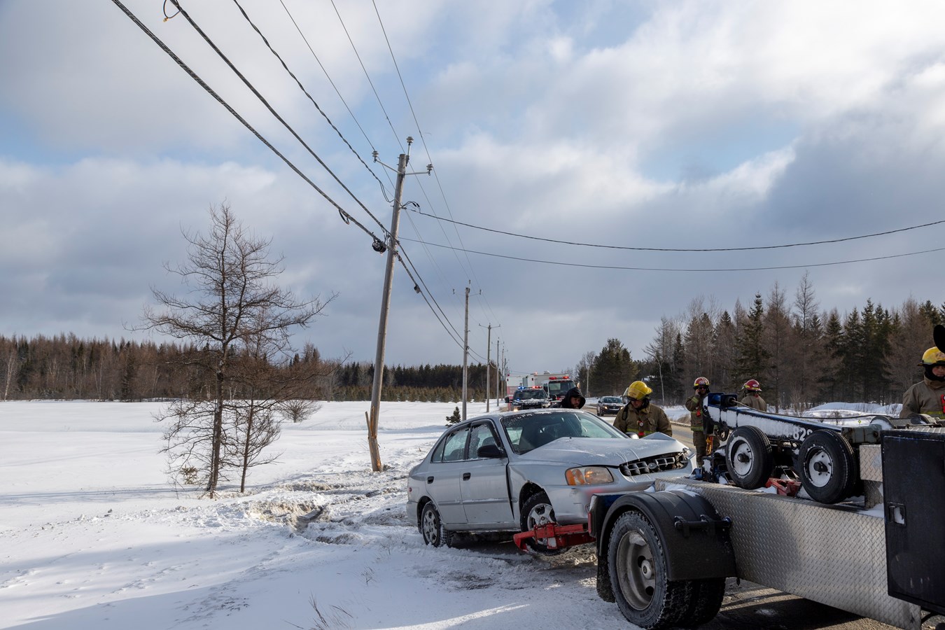 Beauceville: une collision frontale fait un blessé léger