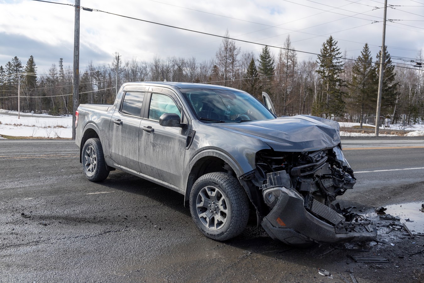 Une collision frontale fait deux blessés à Saint-Côme-Linière