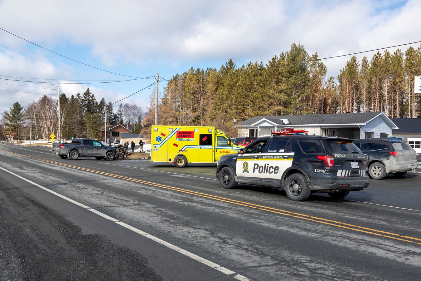 Une collision frontale fait deux blessés à Saint-Côme-Linière