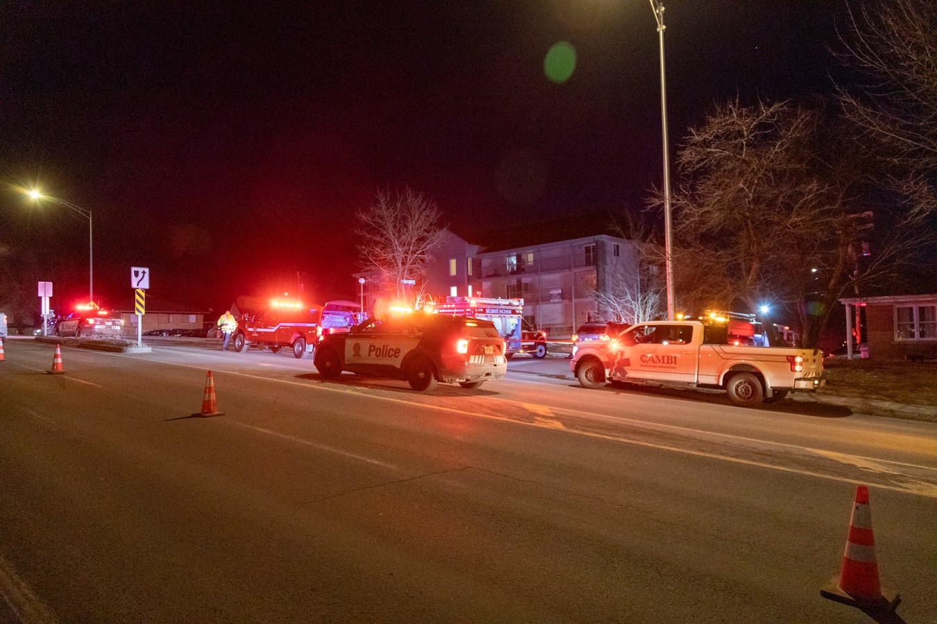 Explosion et incendie de véhicule sur le boulevard Lacroix