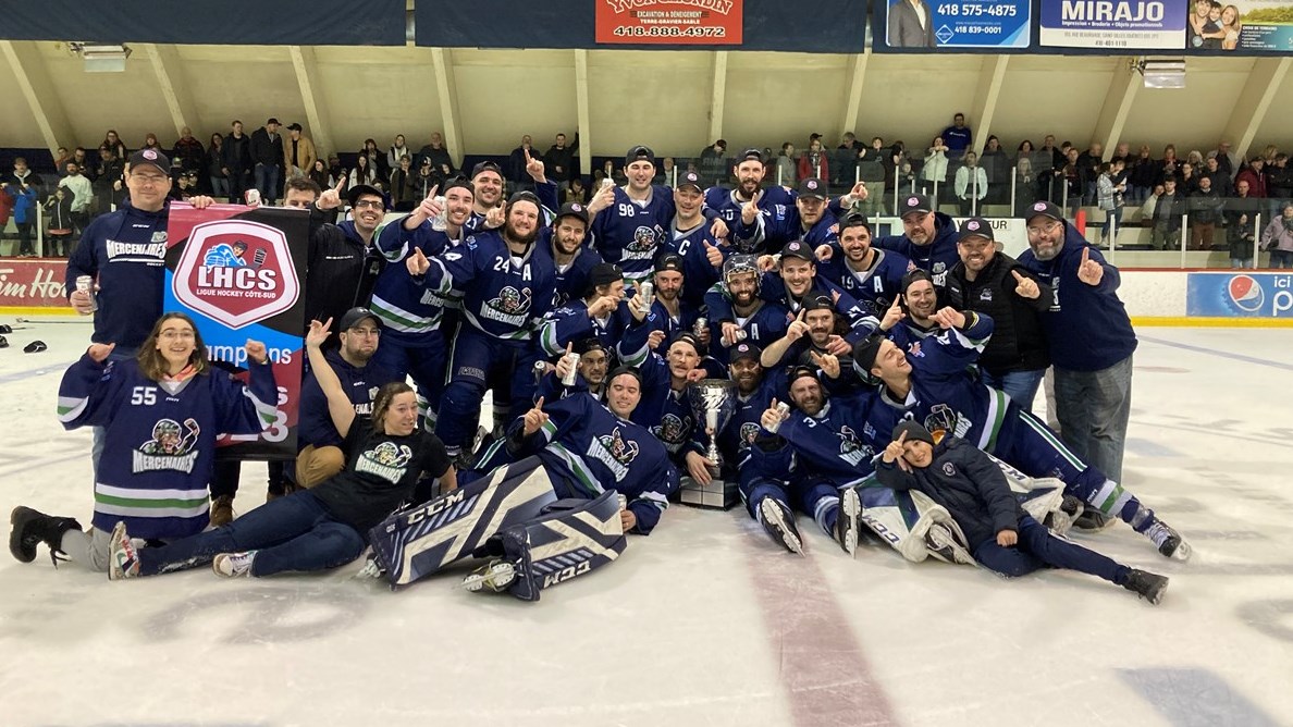 Les Mercenaires de Lotbinière, nouveaux champions de la LHCS