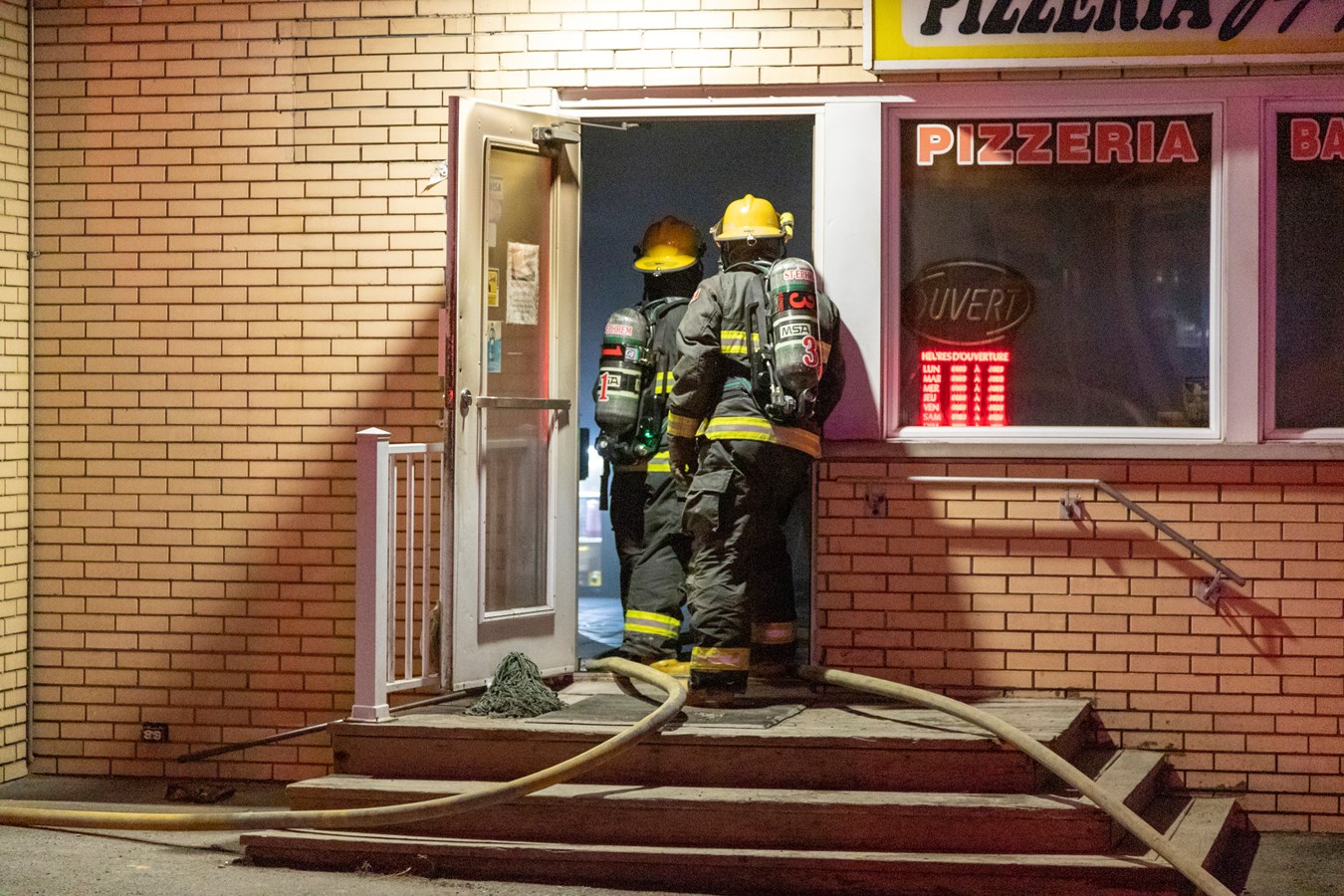 La Pizzeria Jippy lourdement endommagée par un incendie