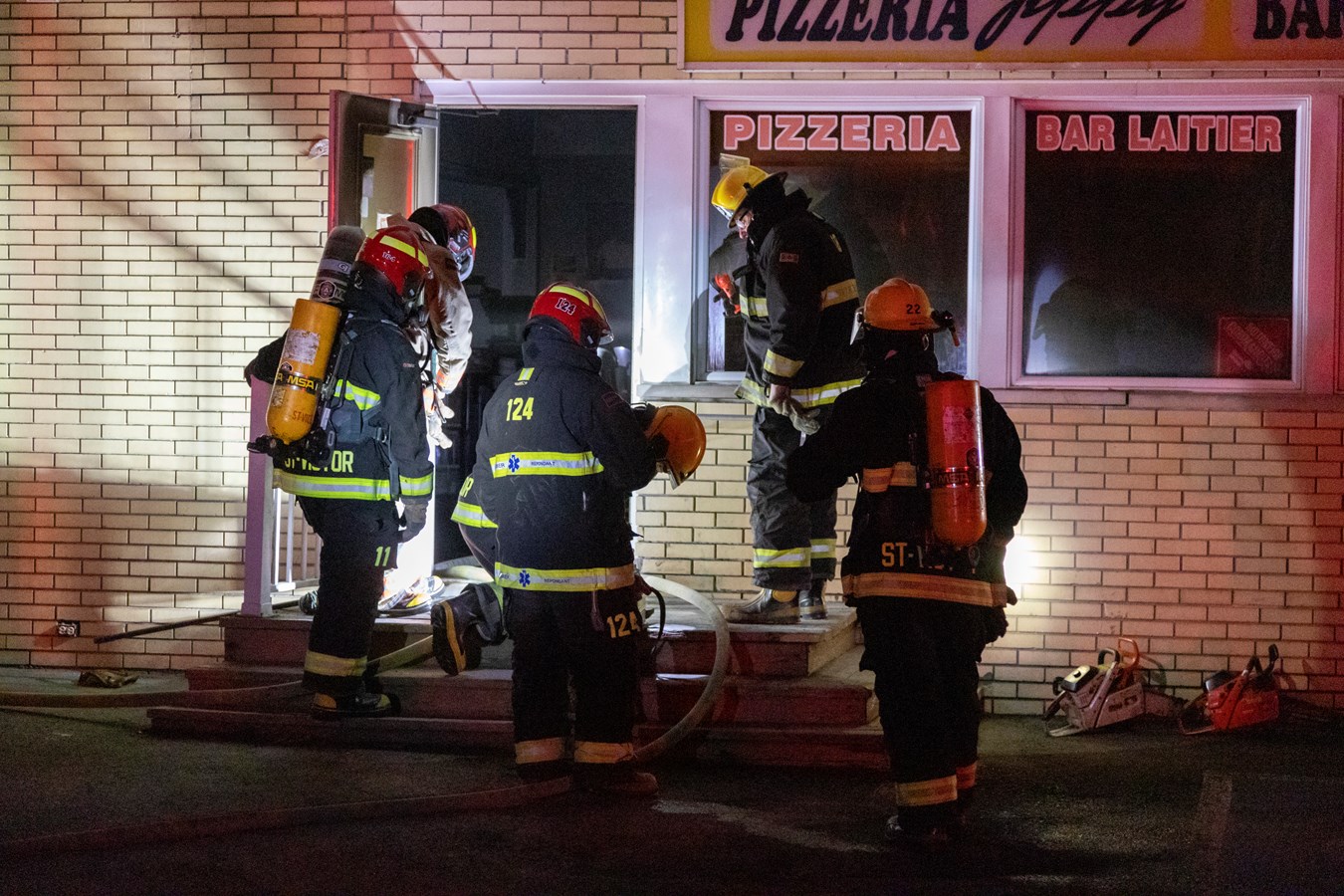 La Pizzeria Jippy lourdement endommagée par un incendie
