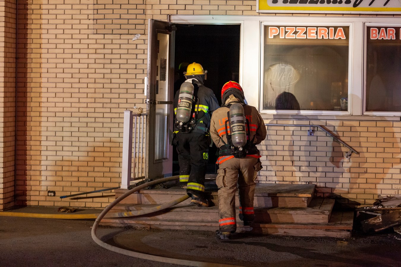 La Pizzeria Jippy lourdement endommagée par un incendie