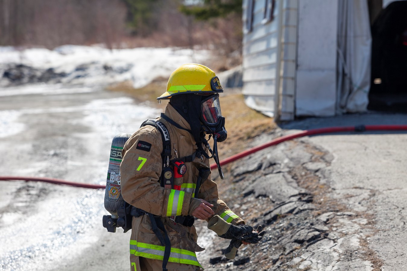 Début d'incendie à Saint-Odilon-de-Cranbourne