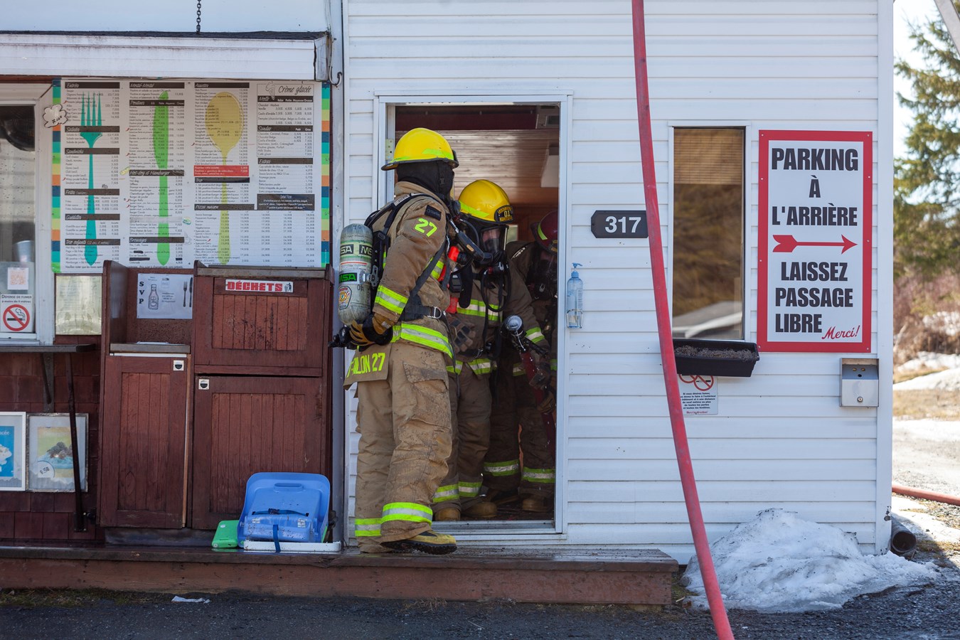 Début d'incendie à Saint-Odilon-de-Cranbourne