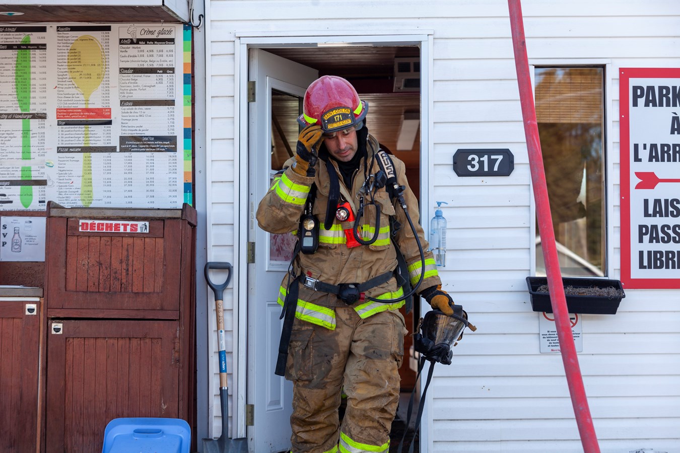 Début d'incendie à Saint-Odilon-de-Cranbourne