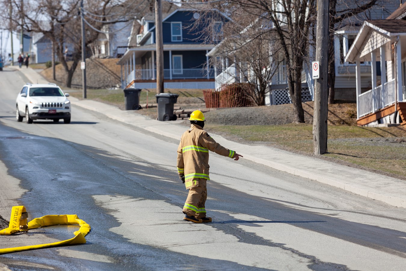 Début d'incendie à Saint-Odilon-de-Cranbourne
