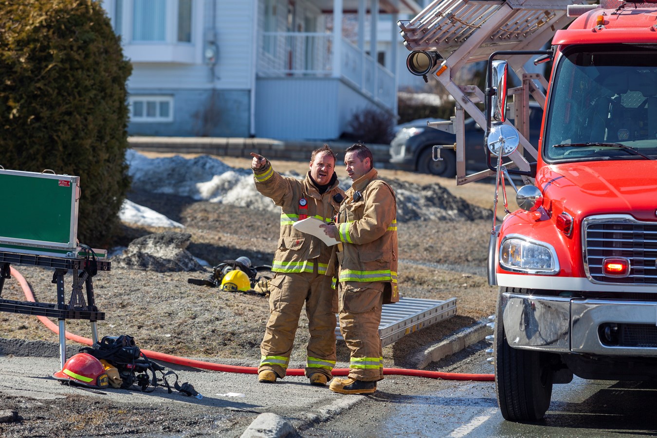 Début d'incendie à Saint-Odilon-de-Cranbourne