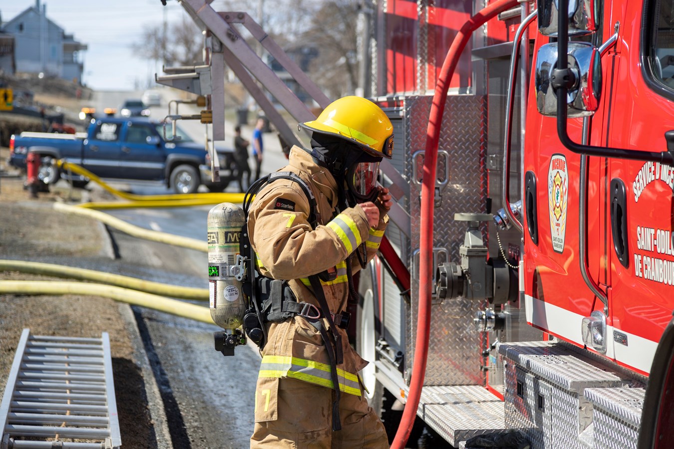 Début d'incendie à Saint-Odilon-de-Cranbourne