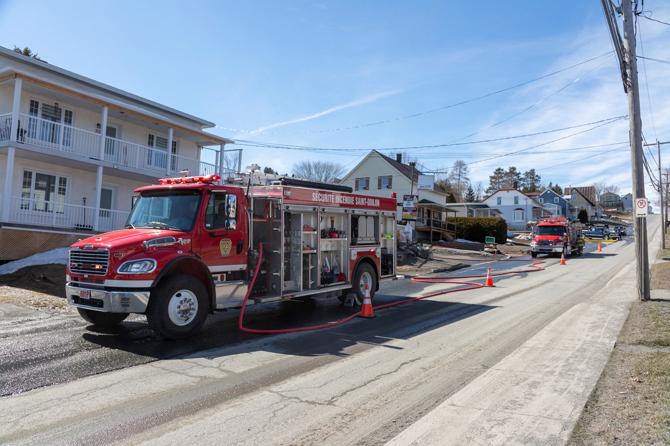 Début d'incendie à Saint-Odilon-de-Cranbourne