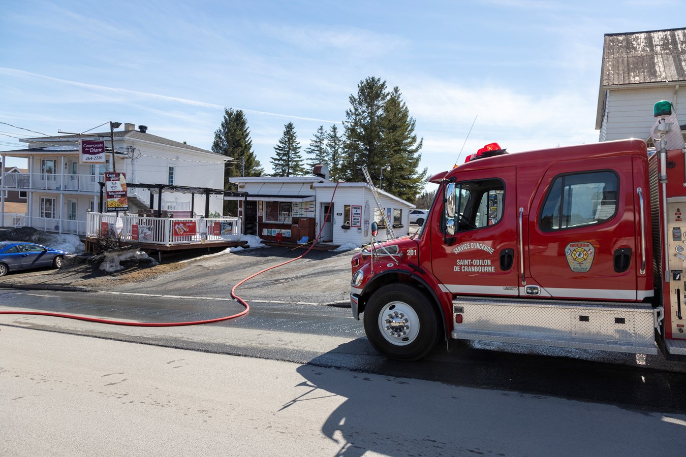 Début d'incendie à Saint-Odilon-de-Cranbourne
