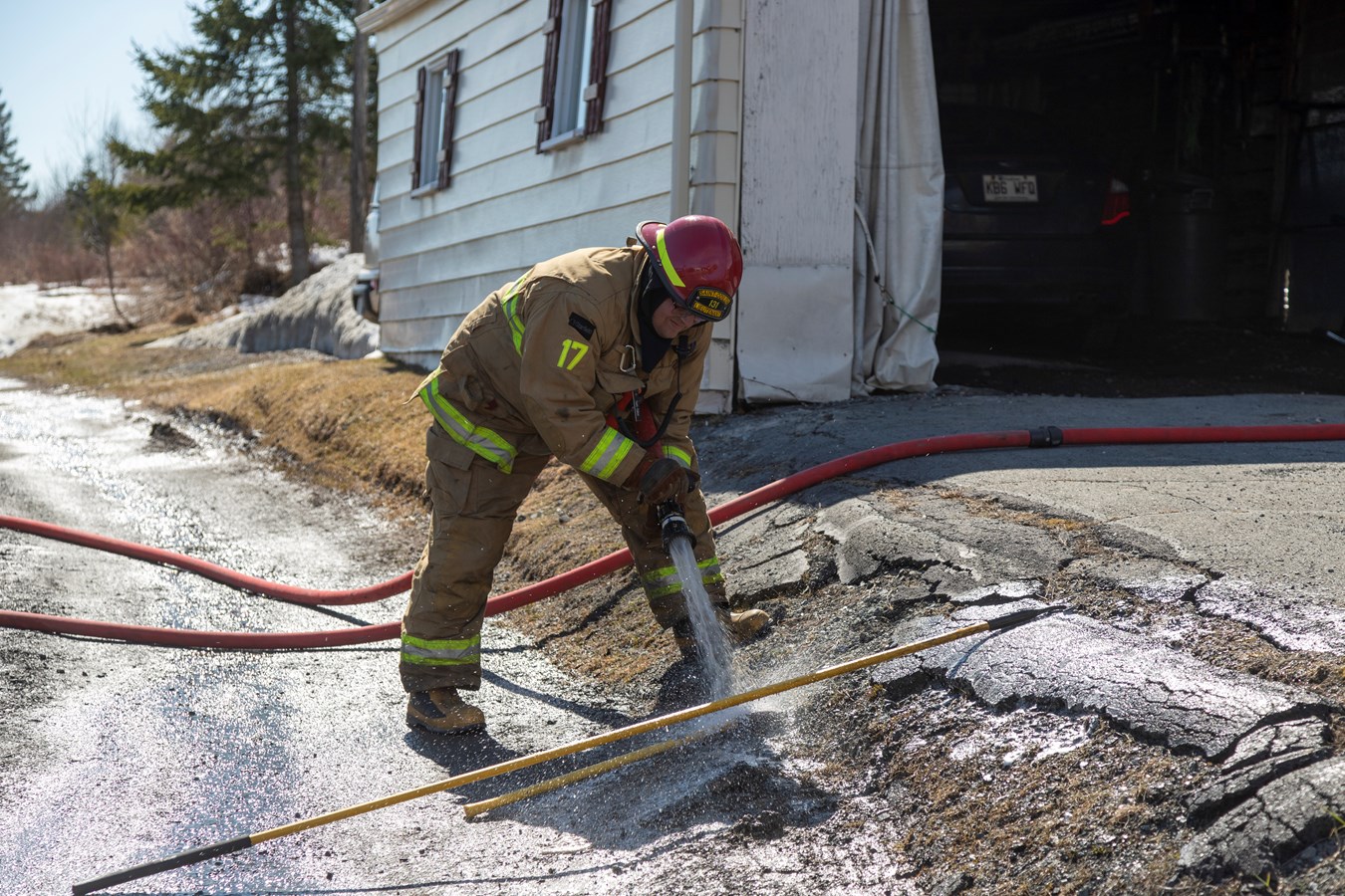 Début d'incendie à Saint-Odilon-de-Cranbourne