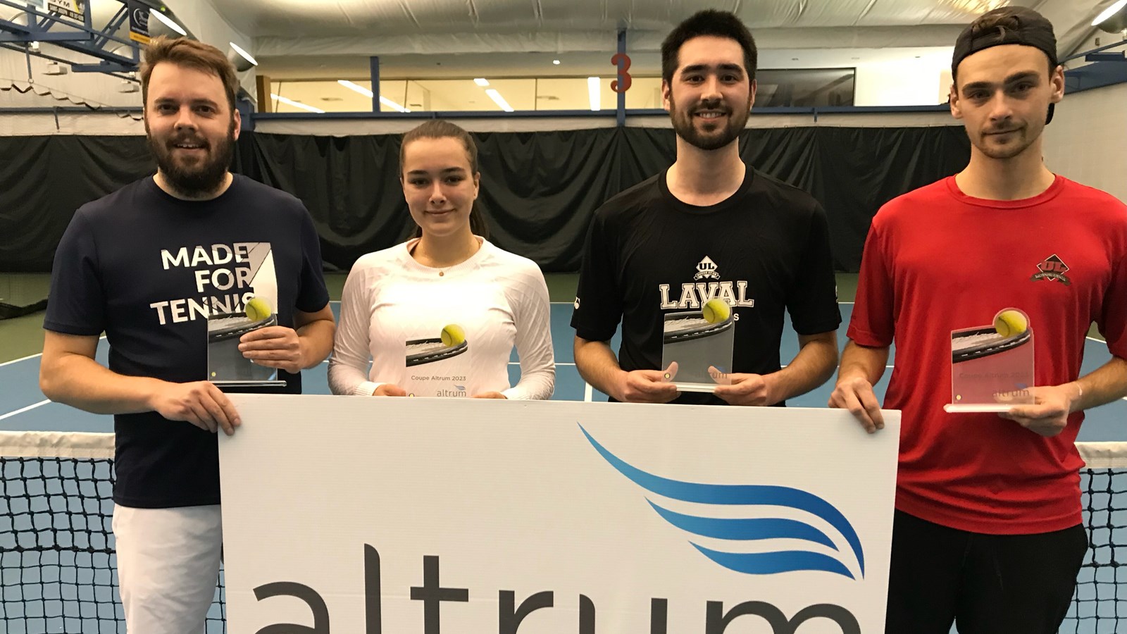 Tennis Beauce: les gagnants de la Coupe Altrum