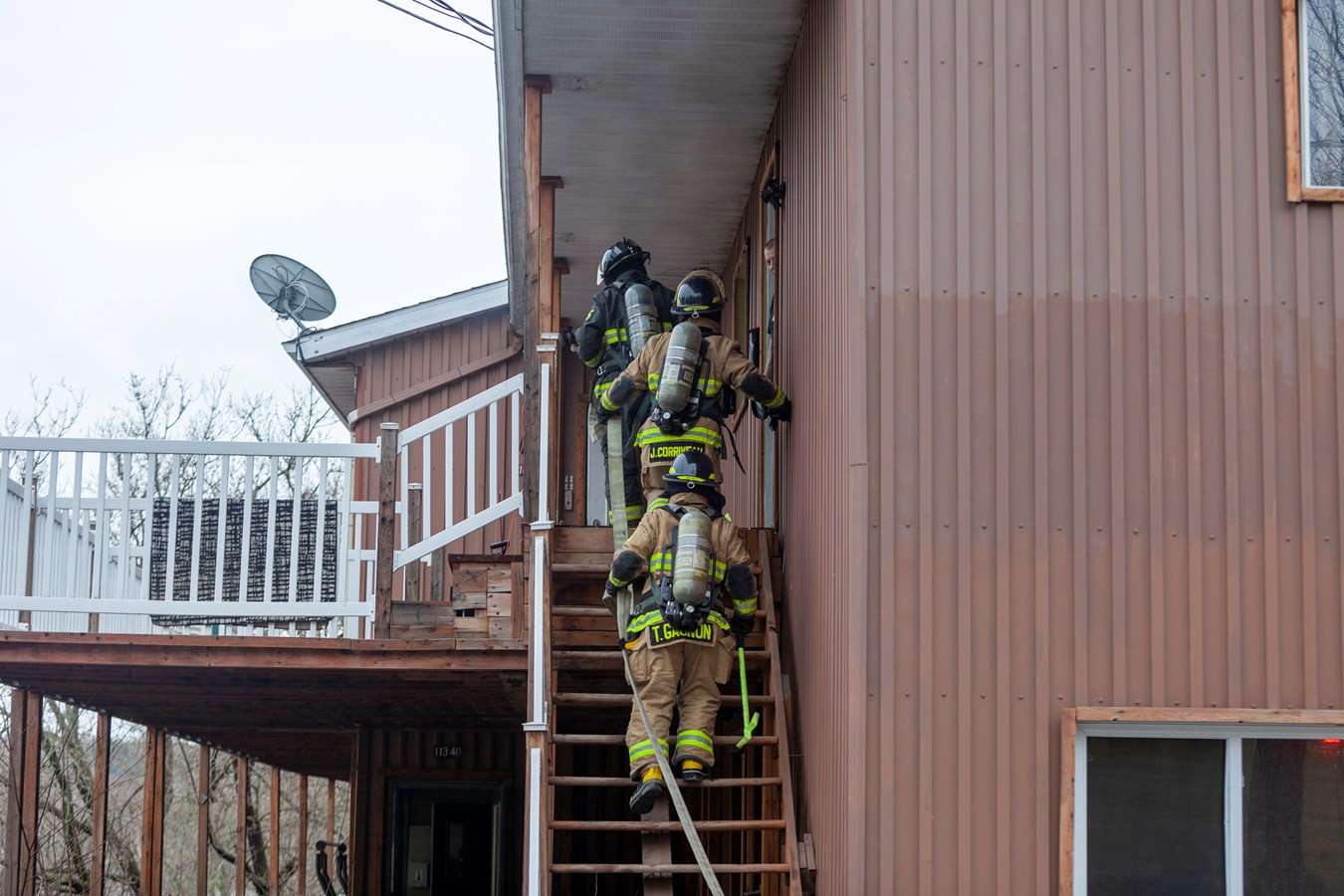 Intervention des pompiers à Saint-Georges