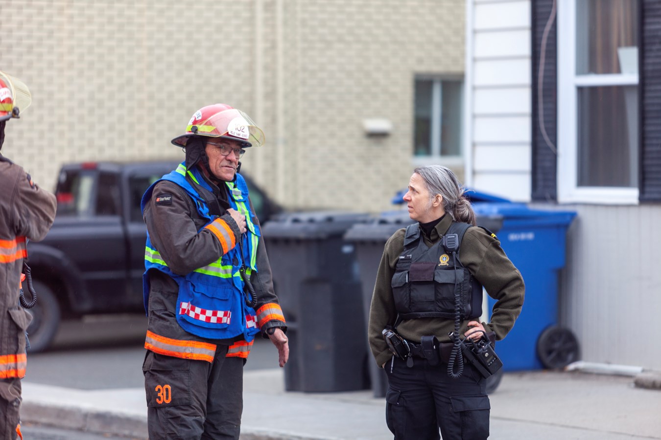 Intervention des pompiers à Saint-Georges