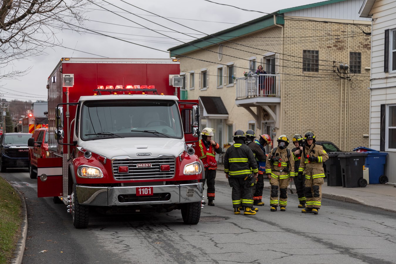 Intervention des pompiers à Saint-Georges