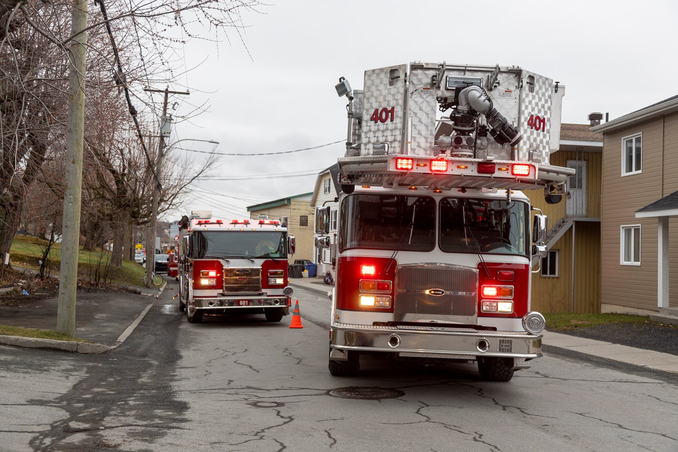Intervention des pompiers à Saint-Georges