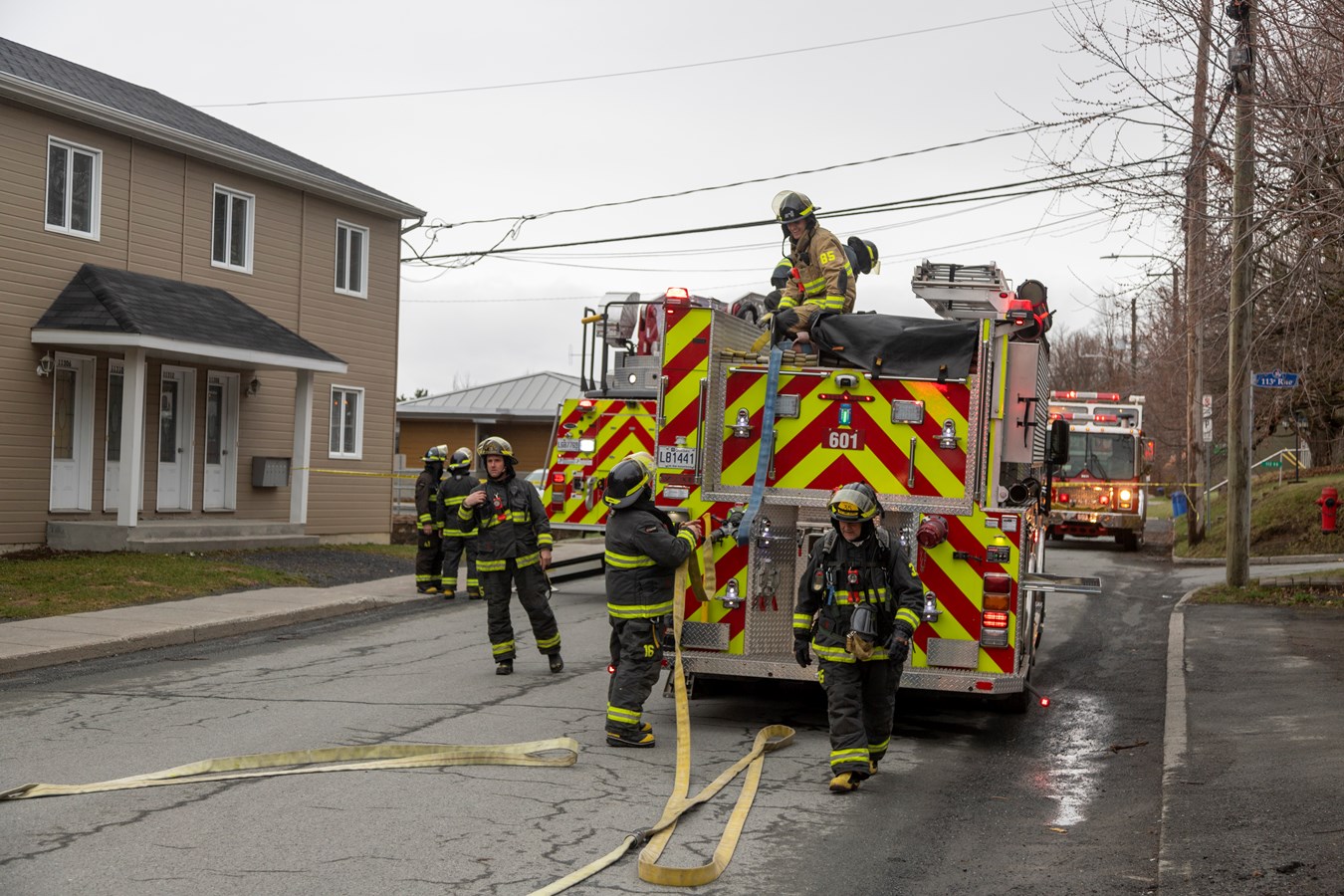 Intervention des pompiers à Saint-Georges