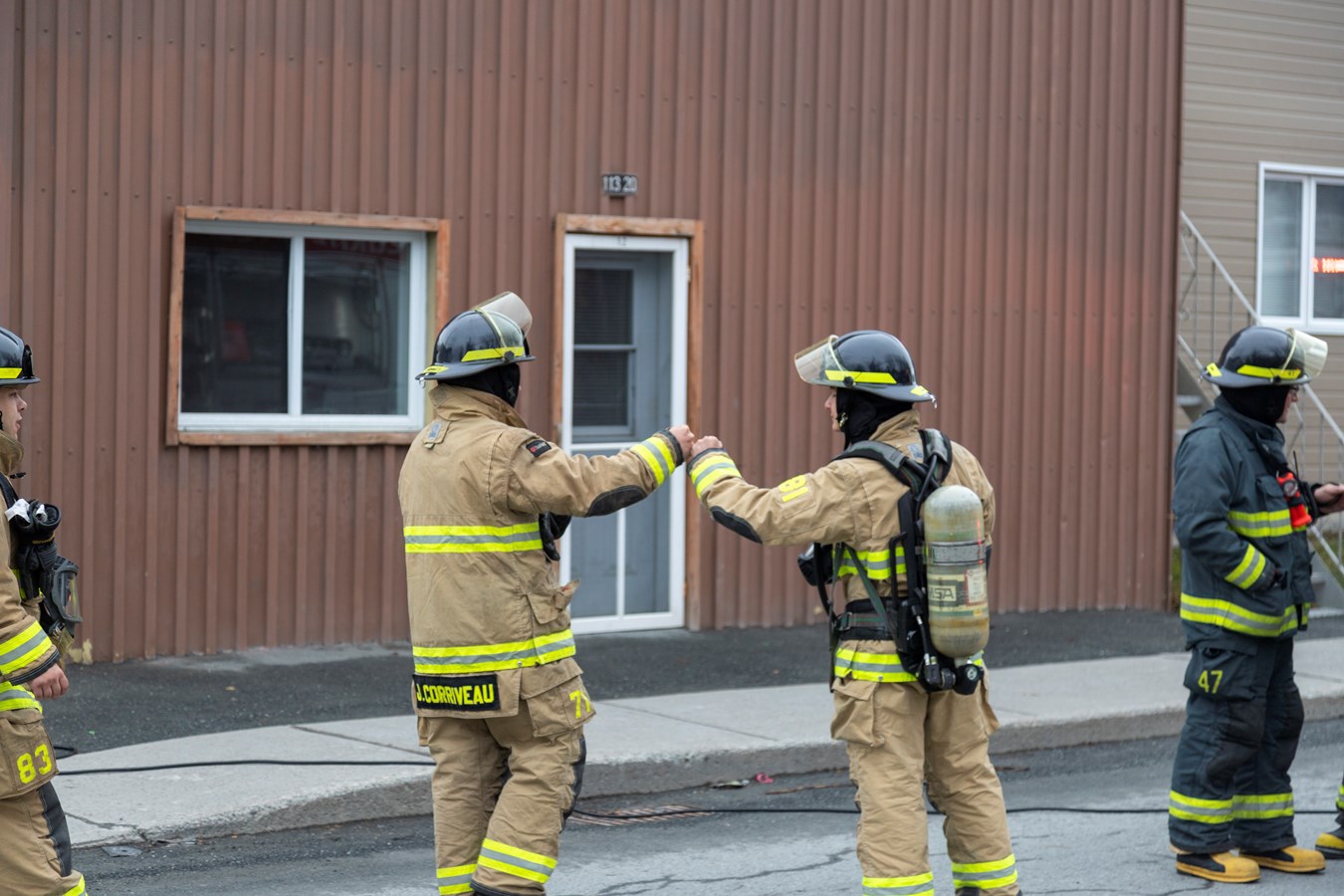Intervention des pompiers à Saint-Georges
