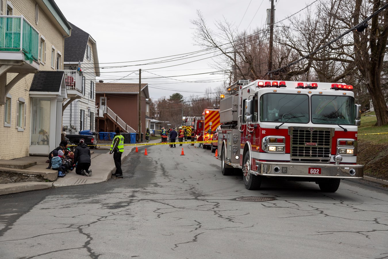 Intervention des pompiers à Saint-Georges